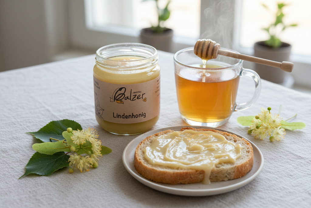 Lindenhonig beim Frühstück - Imkerei Balzer